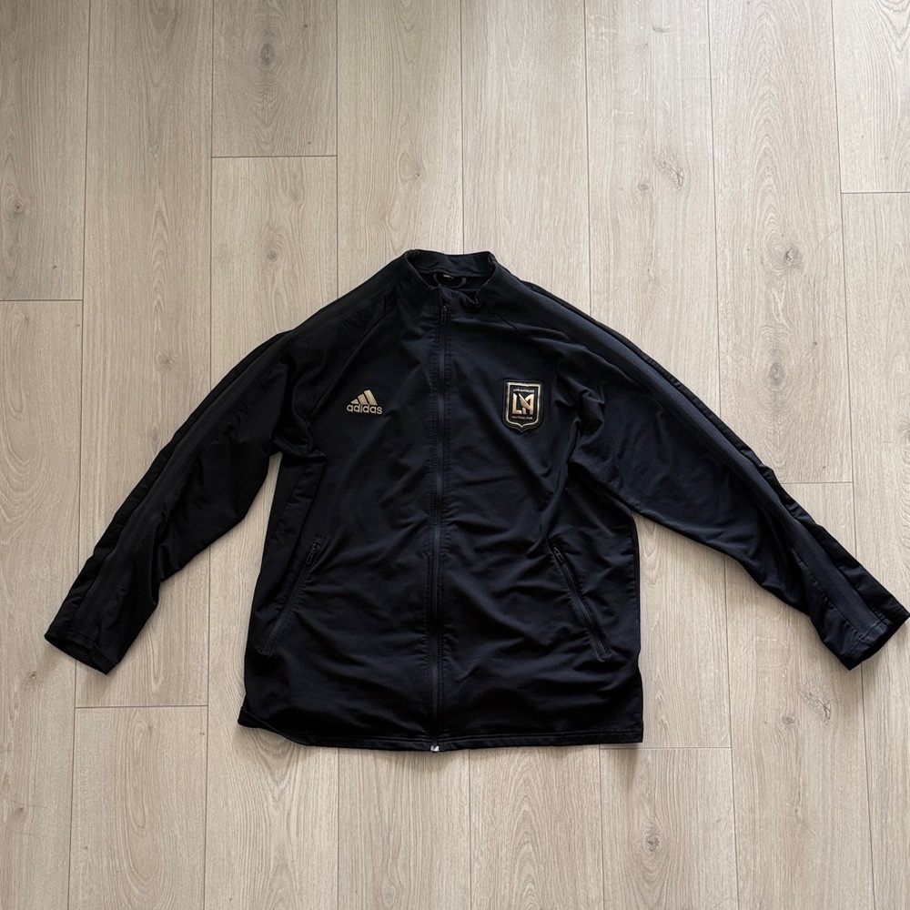 Adidas Black LAFC Lightweight Track Jacket